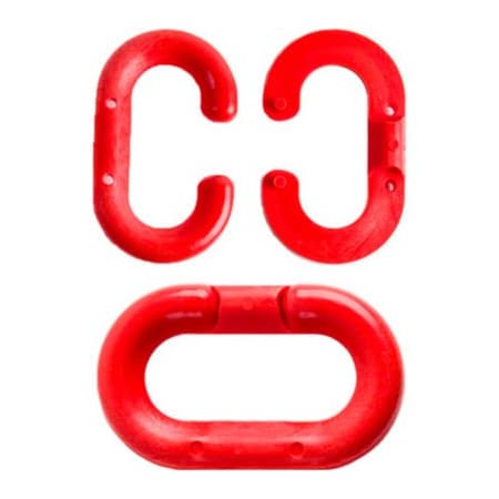 Gec Mr. Chain Heavy Duty Master Links, 2in, Red, 10 Pack 51705-10